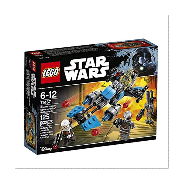 Book Cover LEGO Star Wars Bounty Hunter Speeder Bike Battle Pack 75167 Building Kit