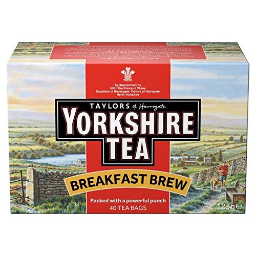 Taylors of Harrogate Yorkshire Tea Breakfast Brew 40 tea bags, 125g