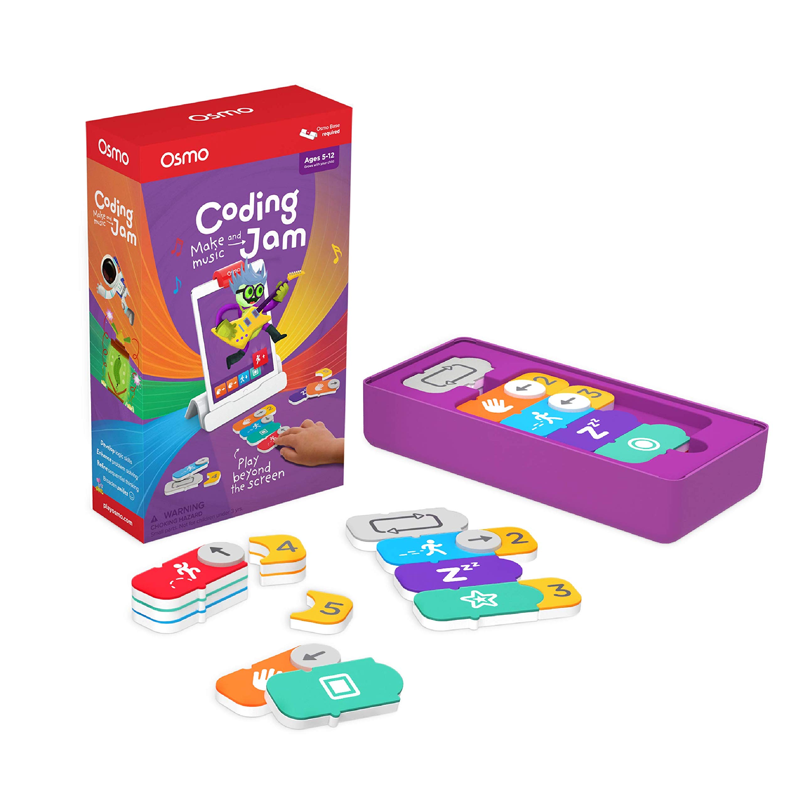 Osmo - Coding Jam - Ages 6-12 - Music Creation, Coding & Problem Solving - For iPad or Fire Tablet (Osmo Base Required) (Discontinued by Manufacturer)