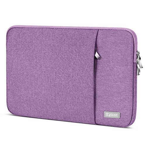 egiant Laptop Sleeve 15.6 Inch,Egiant Water-Repellent Protective Notebook Bag Case Compatible F555LA MB168B,Aspire E15, Chromebook 15,Inspiron 15.6, 15.6 Inch Pavilion,Computer Carrying Case,Purple