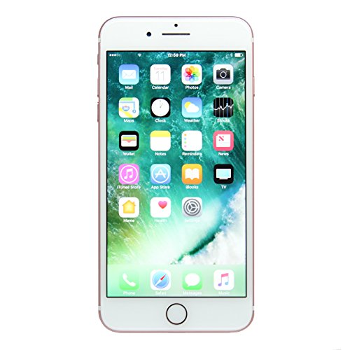 Book Cover Apple iPhone 7 Plus 32GB Unlocked GSM Phone - Rose Gold (Renewed)