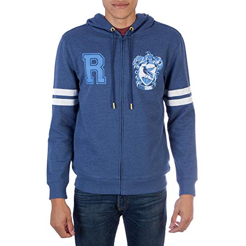 Harry Potter Ravenclaw Men's House Varsity Zip Up Hoodie