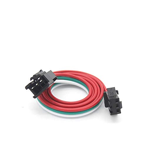 RGBZONE 10pcs 3 Pin Extension Cord JST SM Male Female solderless Plug LED Connector Cable for WS2812B WS2811 SK6812 Symphony LED Strip Light (50cm)