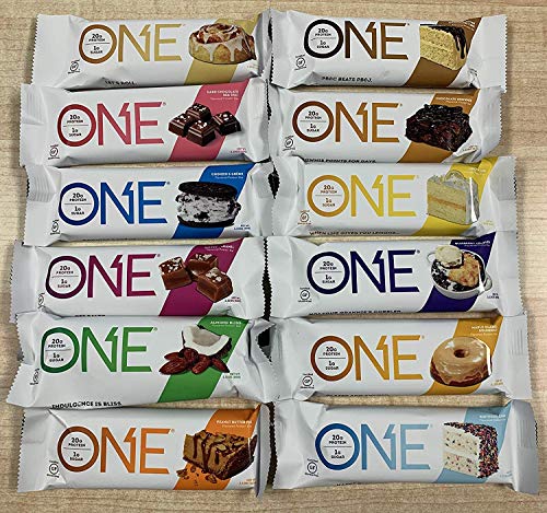 Oh Yeah One Bars Super Variety 12 Pack Includes Maple Donut and Blueberry