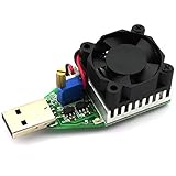DZS Elec Mini USB 0.15A-3A Electronic Load Tester Module Adjustable Constant Current for 3.7V~13V 15W Continuous Discharge Intelligent Discharge Resistance Ageing Discharger Power Bank Tester