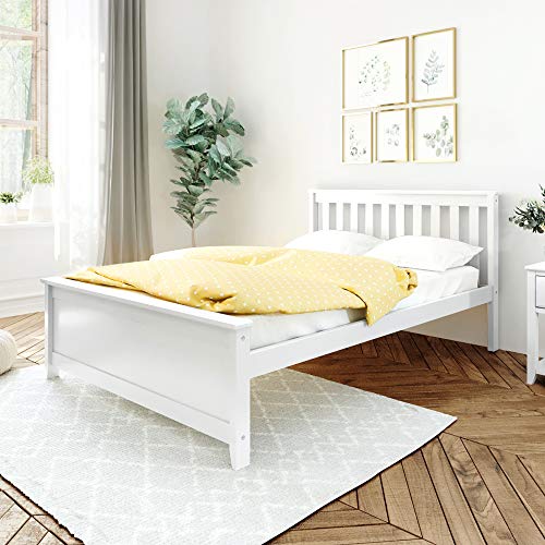 Book Cover Max & Lily Bed, Full, White