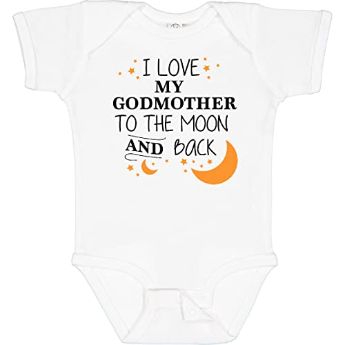 inktastic I Love My Godmother to The Moon and Back Baby Bodysuit