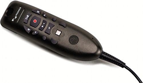 Nuance PowerMic III Microphone for Dragon (Non-Healthcare), 3 Ft Cord, Dictate Documents and Control your PC â€“ all by Voice, [PC Disc]