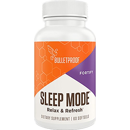 Book Cover Bulletproof Sleep Mode Softgels, Plant-sourced Melatonin That Helps You Relax, Fall Asleep Faster, and Feel Refreshed (60 Softgels)
