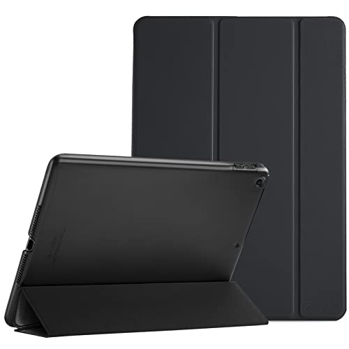 ProCase iPad 9.7 Case (Old Model) 2018 iPad 6th Generation / 2017 iPad 5th Generation Case - Ultra Slim Lightweight Stand Case with Translucent Frosted Back Smart Cover for iPad 9.7 Inch â€“Black