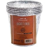 Traeger Grills BAC407 Grease Bucket Liner Grill Accessory, 5 Count
