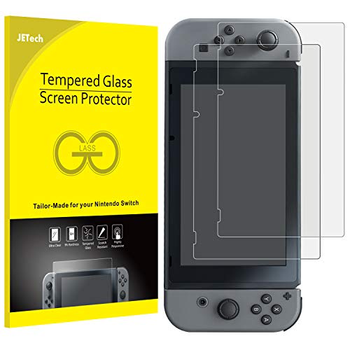Book Cover JETech Screen Protector for Nintendo Switch 2017, Tempered Glass Film, 2-Pack