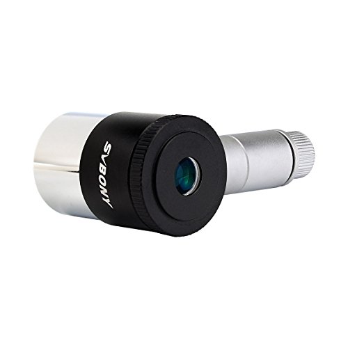 SVBONY Reticle Eyepiece 1.25 inches Illuminated Eyepiece 12.5mm Double-line Crosshair LED Illuminator 40 Degree FOV 4 Elements Design Guide Star