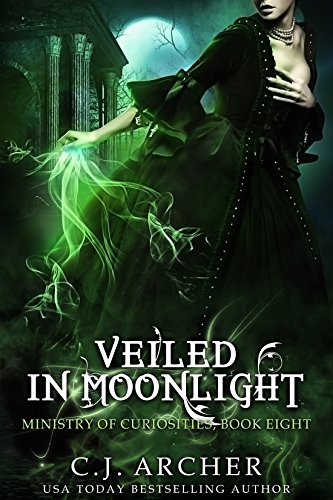 Book Cover Veiled in Moonlight (The Ministry of Curiosities Book 8)