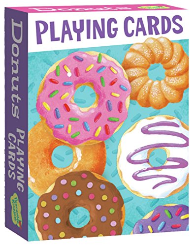 Book Cover Peaceable Kingdom Assorted Donuts Playing Card Deck