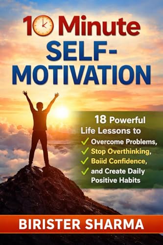 10 Minute Self-Motivation: 18 Powerful Life Lessons to Overcome Problems, Stop Overthinking, Build Confidence, and Create Daily Positive Habits