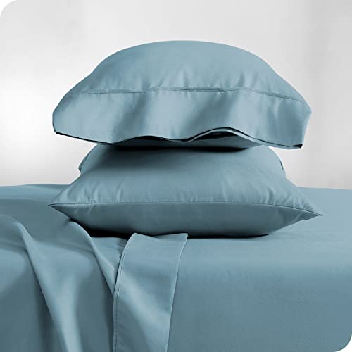 Book Cover Bare Home Microfiber Pillow Cases - Standard/Queen Size Set of 2 - Cooling Pillowcases - Double Brushed - Coronet Blue Pillowcases 2 Pack - Easy Care (Standard Pillowcase Set of 2, Coronet Blue)