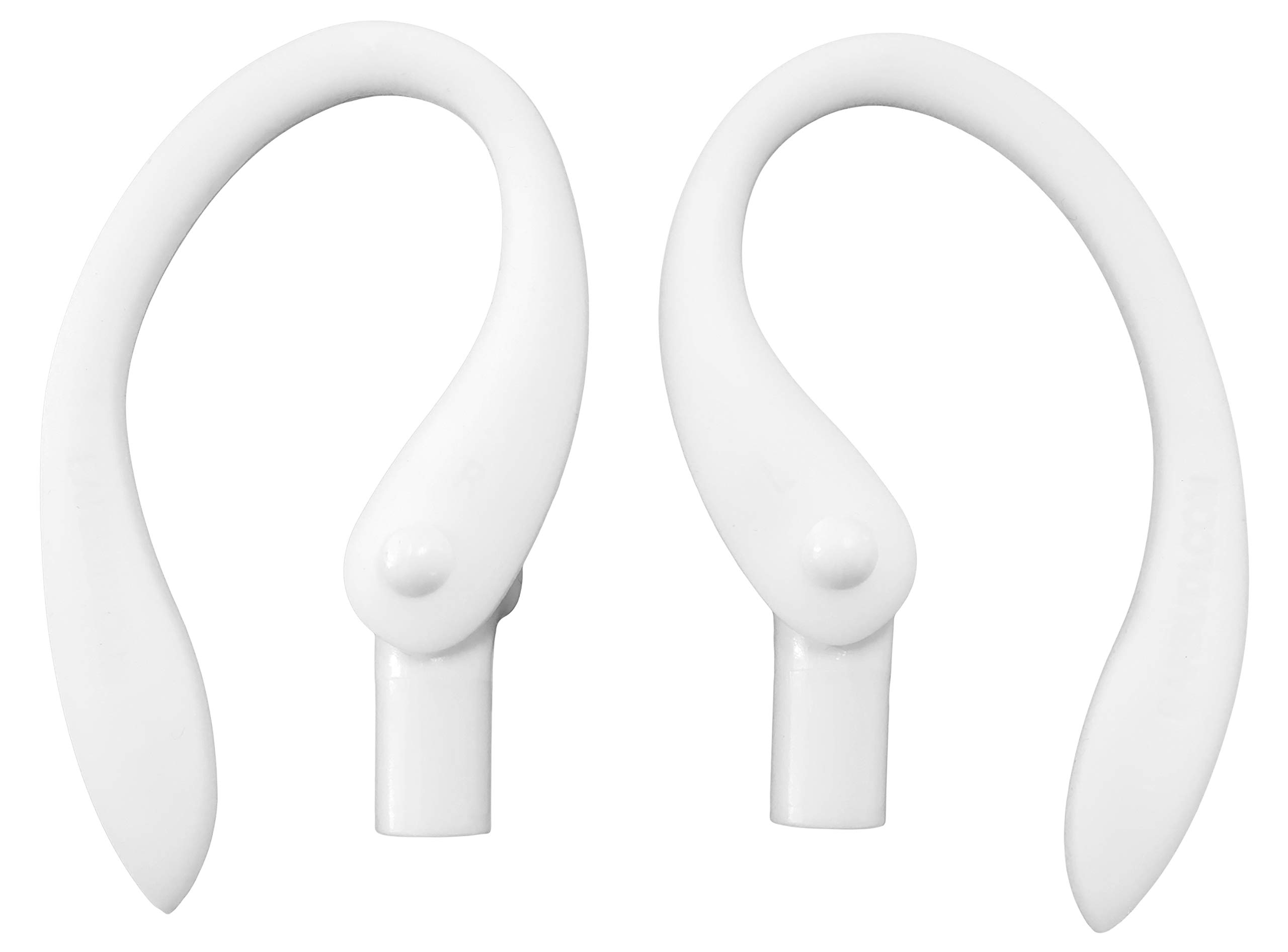 Book Cover EARBUDi Earhooks Compatible with Apple AirPods | White
