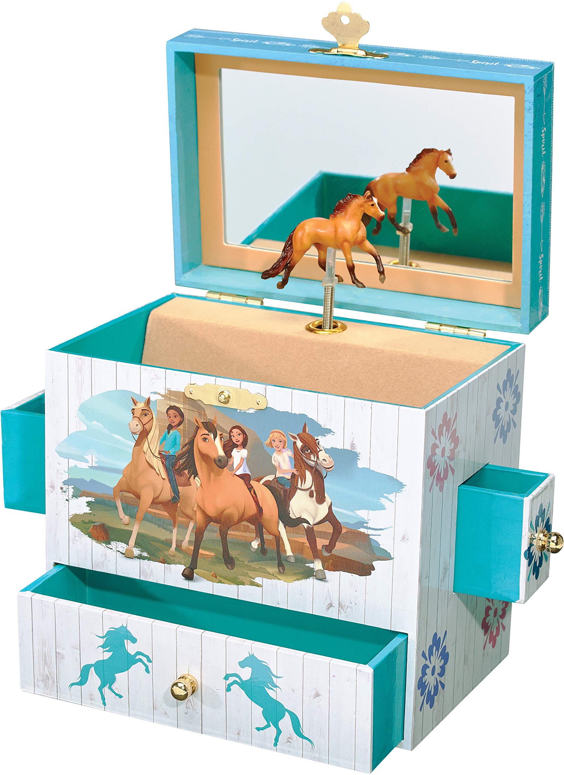 Book Cover Breyer Spirit Riding Free - Spirit and Lucky Musical Horse Jewelry Box