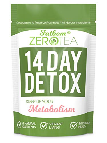 Book Cover Zero Tea 14 Day Detox Tea, Weight Loss Tea, Teatox Herbal Tea for Cleanse