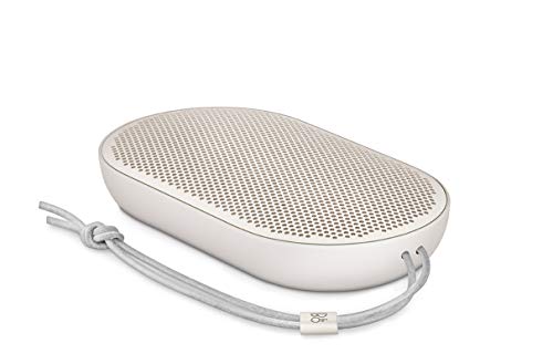 Book Cover Bang & Olufsen Beoplay P2 Portable Bluetooth Speaker with Built-in Microphone - Sand Stone