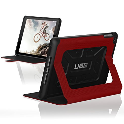 URBAN ARMOR GEAR [UAG] Folio iPad 9.7 (2017 5th Gen & 2018 6th Gen) Metropolis Feather-Light Rugged [Magma] Military Drop Tested iPad Case
