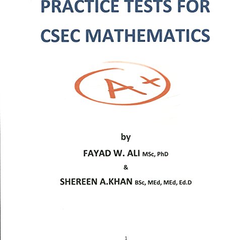 Multiple choice practice tests for CSEC Mathematics