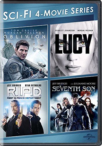Book Cover Sci-Fi 4-Movie Series (Oblivion / Lucy / R.I.P.D. / Seventh Son)