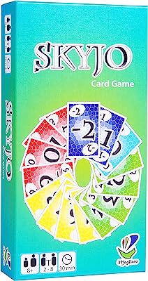 Book Cover SKYJO by Magilano - The entertaining card game for kids and adults. The ideal game for fun, entertaining and exciting hours of play with friends and family. Standard