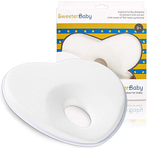 Book Cover Baby Pillow for Flat Head Prevention Prevent Plagiocephaly for Infant and Newborn Head Shaping Pillow (0-12months)