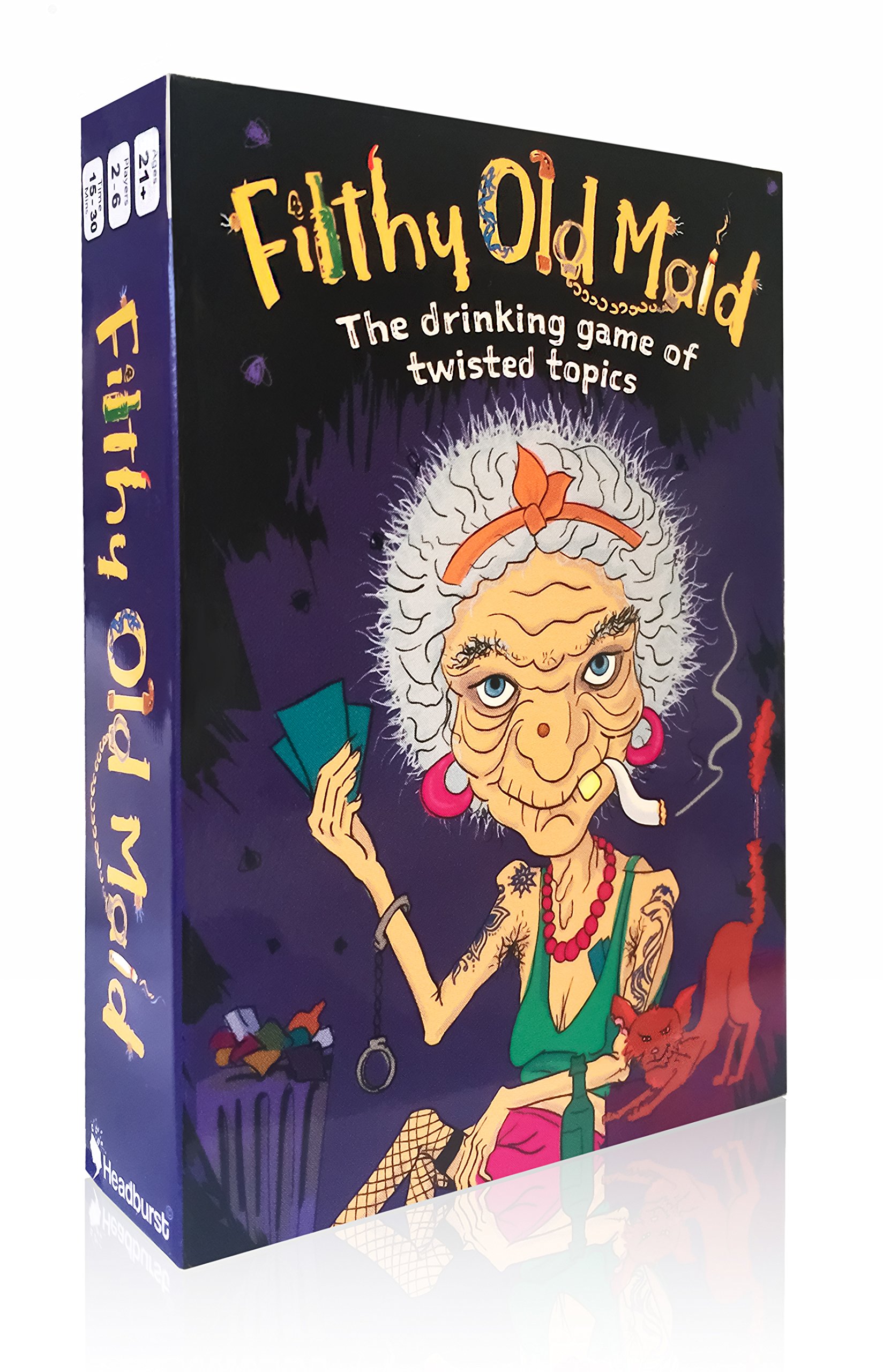 Headburst Filthy Old Maid Party Game - A Funny, Social Adult Drinking Game