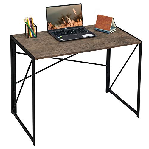 Book Cover Coavas Folding Desk No Assembly Required, 40