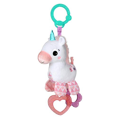 Book Cover Bright Starts Sparkle & Shine Unicorn On-The-Go Take-Along Toy, Ages Newborn +