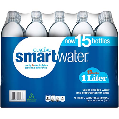 Book Cover Glaceau SmartWater Water (1 L bottles, 15 pk.) SCSS
