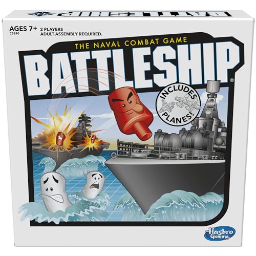 Book Cover Battleship With Planes Strategy Board Game For Ages 7 and Up (Amazon Exclusive)