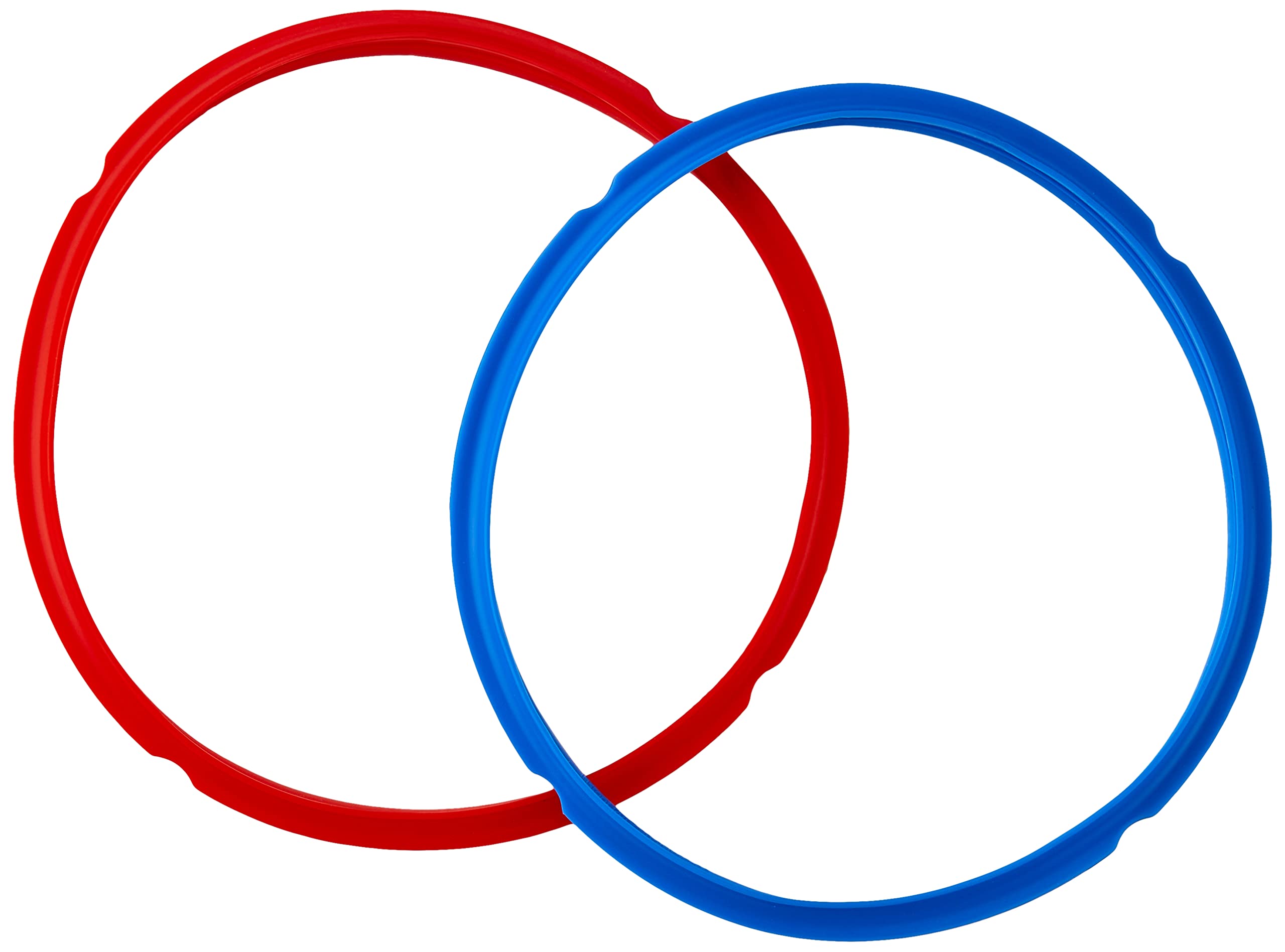 Instant Pot Sealing Rings 2-Pack Red/Blue, 8 Quart 8Qt - 2pk Red/Blue