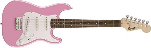 Book Cover Squier by Fender Mini Strat - Rosewood Fingerboard - Pink