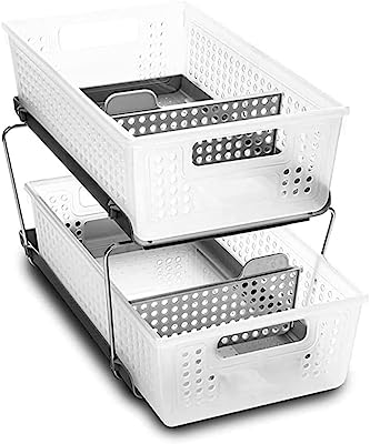 madesmart Two-Tier Organizer with Dividers