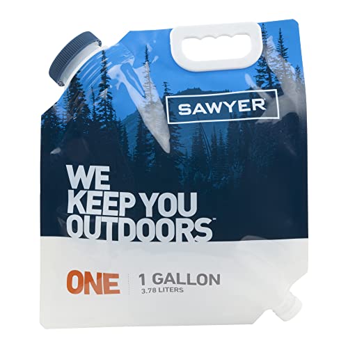 Sawyer Products SP108 One-Gallon Water Bladder, for MINI and Squeeze Filters,Blue