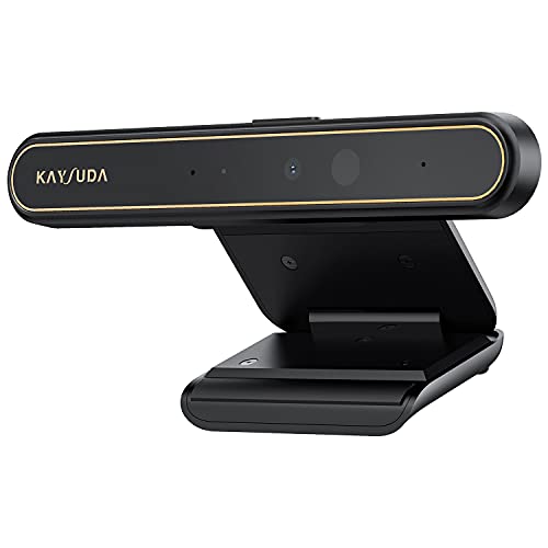 Kaysuda Face Recognition USB IR Camera for Windows Hello Windows 10 System, RGB 720P Webcam with Dual Microphone for Streaming Video Conference and YouTube Recording for Windows