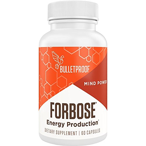 Book Cover Bulletproof Forbose, Tap Into Your ATP Energy Reserves for Extra Stamina and High Performance, Recharge, Assist in Recovery, Non-GMO, Vegan, (60 Capsules)