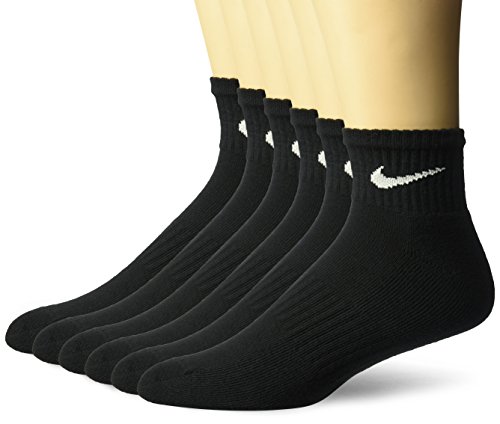 NIKE Performance Cushion Quarter Socks with Band (6 Pairs)