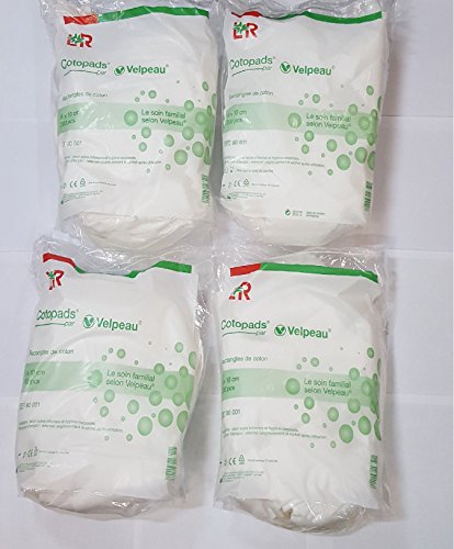 LOHMANN & RAUSCHER Cotopads 200 pièces 8x10 cm LOT de 4