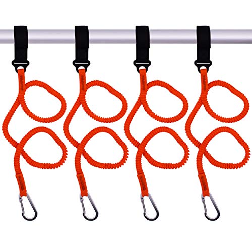 YYST Orange Paddle Leash Paddle Holder Tool Lanyard - No Paddle