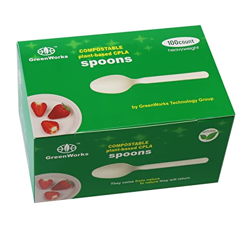 Book Cover GreenWorks Compostable Spoons,100 Count 7