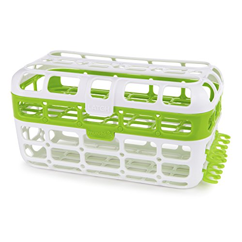Munchkin High Capacity Dishwasher Basket, Green
