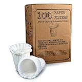 canFly Premium Disposable Paper Filters for K-Carafe Reusable Coffee Filter for 4-CUP (100)