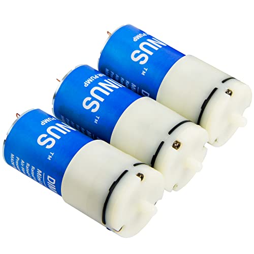 DIMINUS DC 6V Mini Air Pump Motor, DIY and Replacement Accessories, Best for Aquarium Tank Oxygen Circulate (2 Pack)