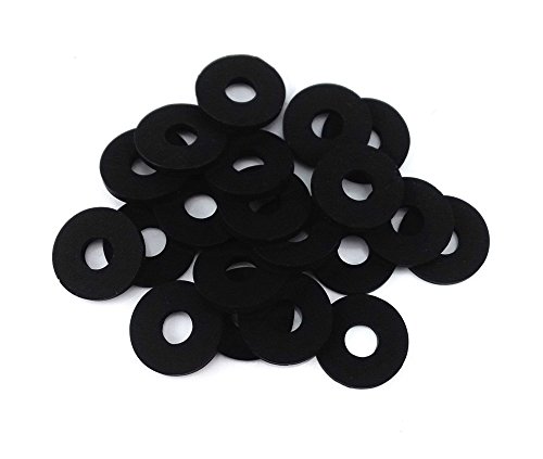Honbay 20pcs Black Rubber Protector Premium Strap Locks