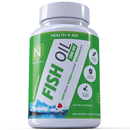 NutraKey Fish Oil Softgels (180-Count)